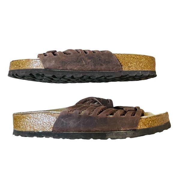 Birkenstock Brown Granada Mocha Strappy Sandals SZ 7-7.5 - Picture 11 of 14